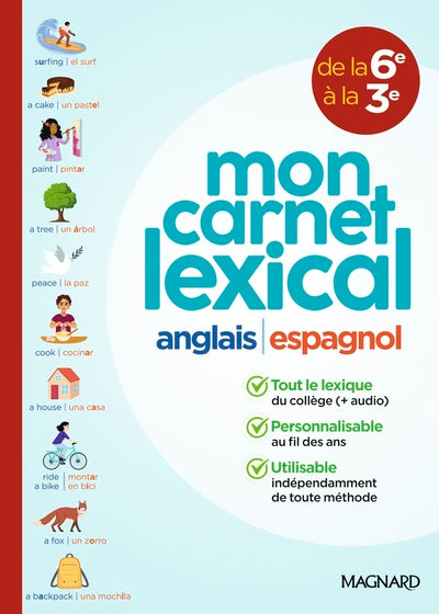 Carnet lexical Anglais Espagnol Collège (2025)