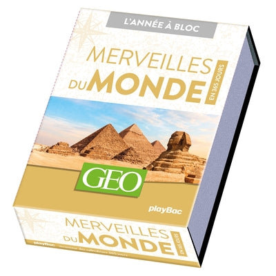 Calendrier Géo Merveilles du Monde en 365 jours - Année à bloc