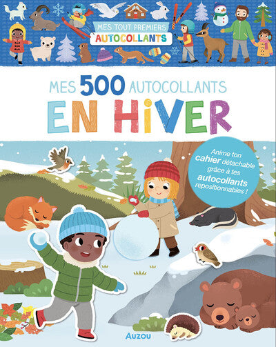 Mes 500 autocollants en hiver