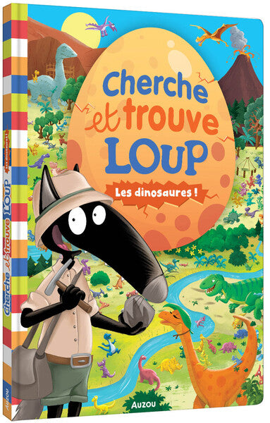 Cherche et trouve géant - Loup - Les dinosaures !
