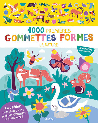1000 premières gommettes formes - La nature
