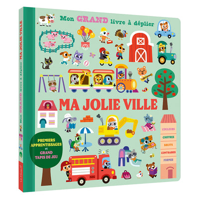 Mon grand livre à déplier - Ma jolie ville