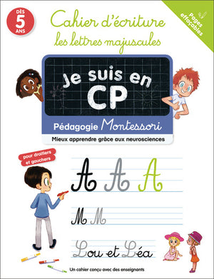 Je suis en CP - Cahier d'écriture : les lettres majuscules