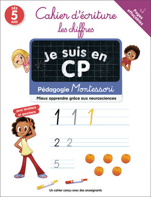 Je suis en CP - Cahier d'écriture : les chiffres