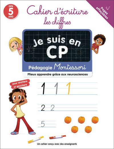 Je suis en CP - Cahier d'écriture : les chiffres