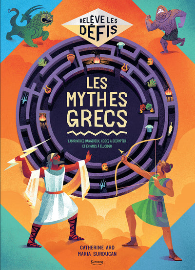 Les mythes grecs - Labyrinthes dangereux, codes à décrypter et énigmes à élucider