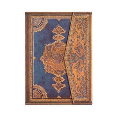 Carnet rigide Paperblanks Safavide Indigo Midi Ligné 144p.
