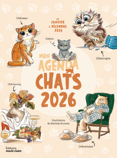 Mon agenda chats 2026
